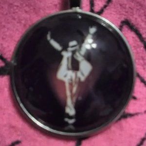 Michael Jackson Cabochon Unisex Necklace